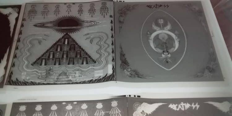 Death SS, il corredo grafico “originale” del vinile di Do What Thou Wilt