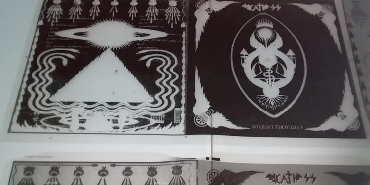 Death SS, il corredo grafico “originale” del vinile di Do What Thou Wilt