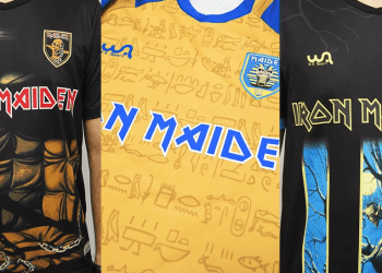 Iron Maiden, disponibili tre nuove maglie da calcio