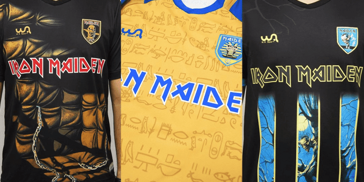 Iron Maiden, disponibili tre nuove maglie da calcio