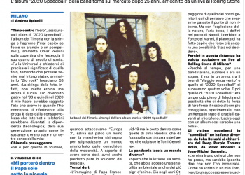 Pedrini: Timoria, ecco com’eravamo