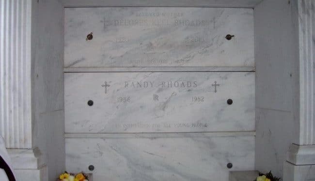 Tombe Rock, il mausoleo dove è sepolto Randy Rhoads