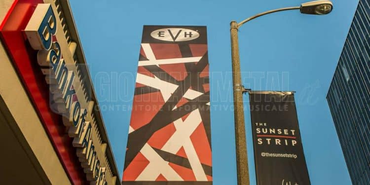 Van Halen, la città di Los Angeles omaggia Eddie Van Halen