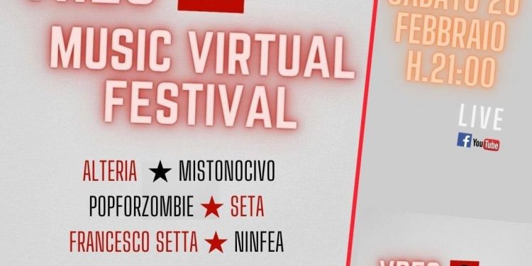 Vrec Music Virtual Festival, Sabato 20 febbraio alle 21:00