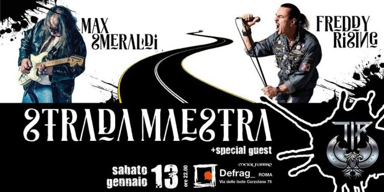 Max Smeraldi & Freddy Rising + T.I.R. – Live at Defrag, Roma – Sabato 13 gennaio 2018