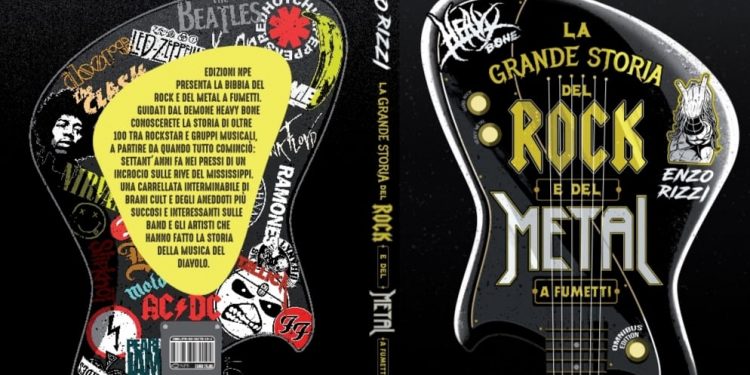 ENZO RIZZI – La Grande Storia del Rock e del Metal a Fumetti Omibus Edition