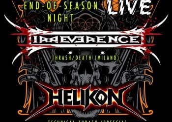 ROCK ‘N’ ROLL RADIO LIVE: IRREVERENCE e HELIKON sul palco del Barrio’s di Milano
