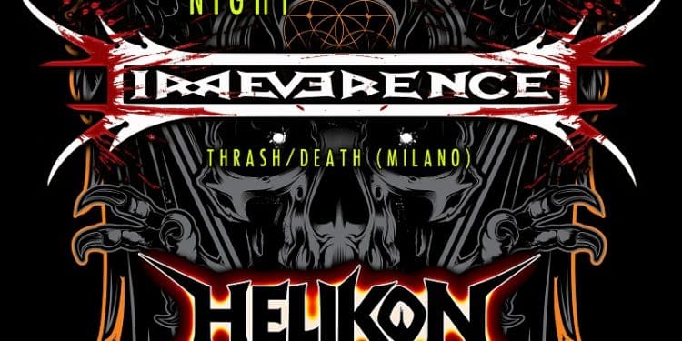 ROCK ‘N’ ROLL RADIO LIVE: IRREVERENCE e HELIKON sul palco del Barrio’s di Milano
