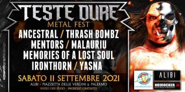 Teste Dure Metal Fest, il liva con Mentors (USA) e Malauriu cambia location