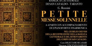 L’Opera di Gioacchino Rossini “Petite Messe Solennelle” a Taranto nella Cattedrale di San Cataldo
