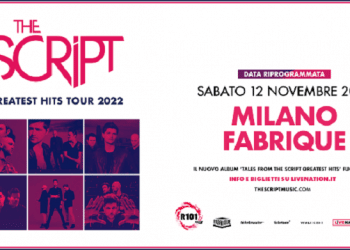 The Script, riprogrammato l’appuntamento di Marzo 2022