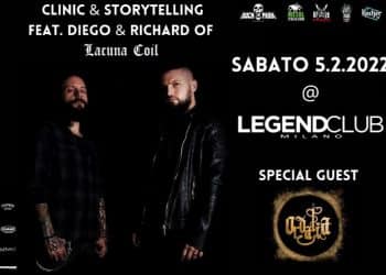 DIEGO&RICHARD OF LACUNA COIL, clinic e storytelling show