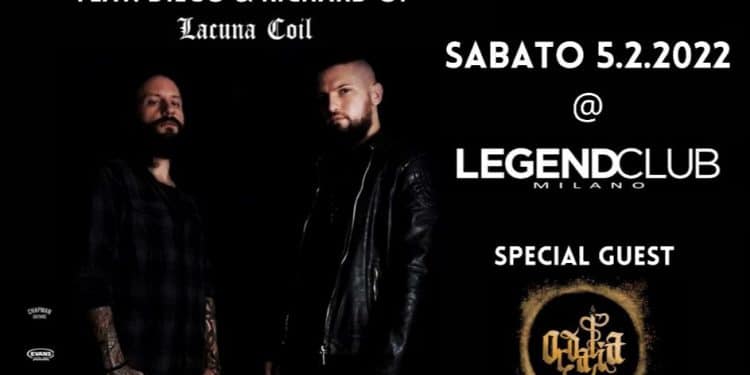 DIEGO&RICHARD OF LACUNA COIL, clinic e storytelling show