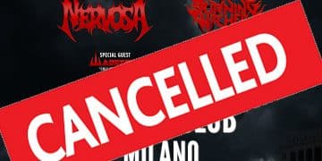 NERVOSA / BURNING WITCHES / 1914: Annullato il mini-festival previsto il prossimo 20 marzo 2022 a Milano