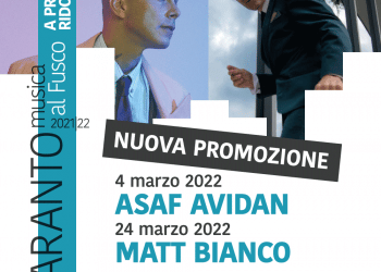 Taranto: promo per i concerti di Asaf Avinad e i Matt Bianco