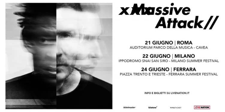 Massive Attack, tre concerti in Italia nel 2022