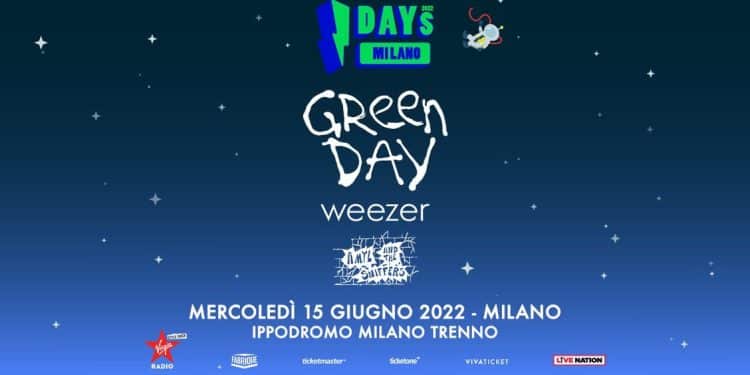 Green Day, si sposta di location lo show di Milano