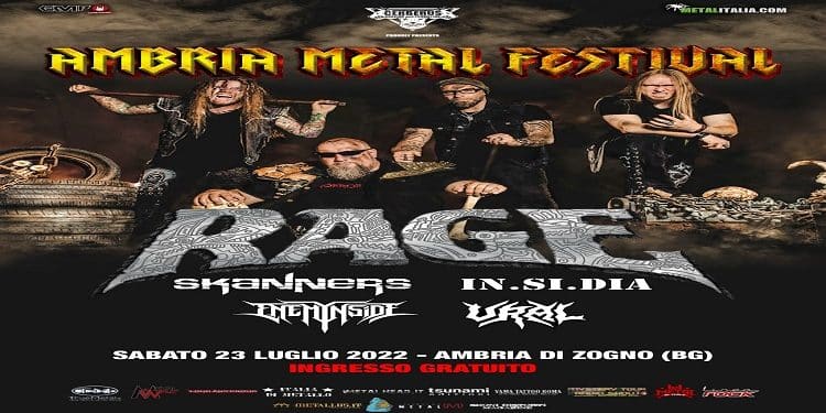 AMBRIA METAL FESTIVAL: orari e dettagli dell’evento a ingresso gratuito
