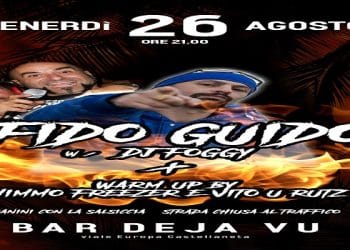 Fido Guido, Dj Foggy, Mimmo Freezer e Vito U’Ruts alla festa di fine estate del Deja Vu di Castellaneta