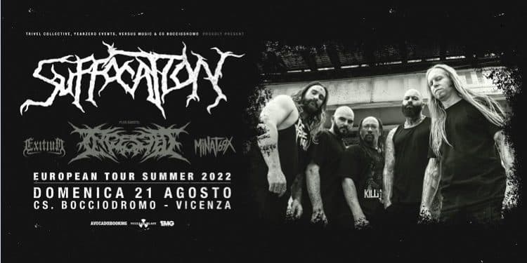 Suffocation: una data in Italia ad Agosto