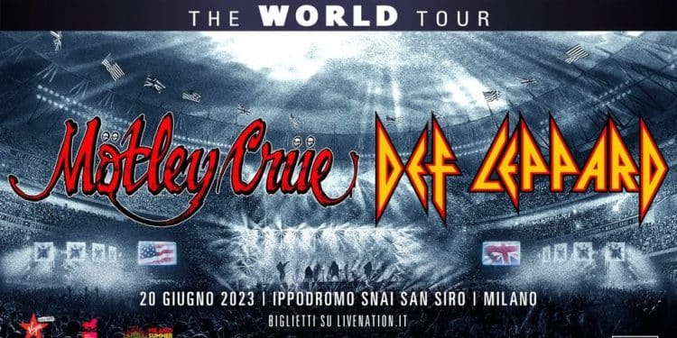 Mötley Crüe, Def Leppard: annunciano il nuovo tour mondiale 2023
