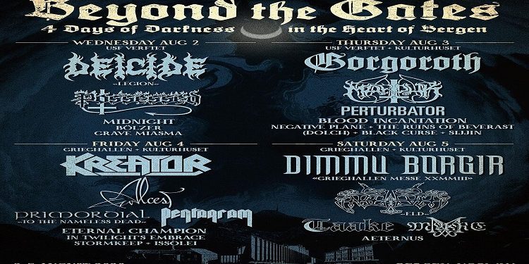 BEYOND THE GATES, Annunciata la line-up completa