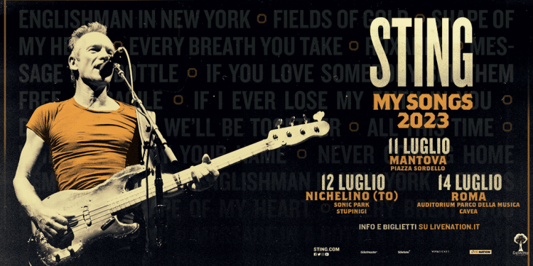 STING torna in Italia con tre nuovi appuntamenti
