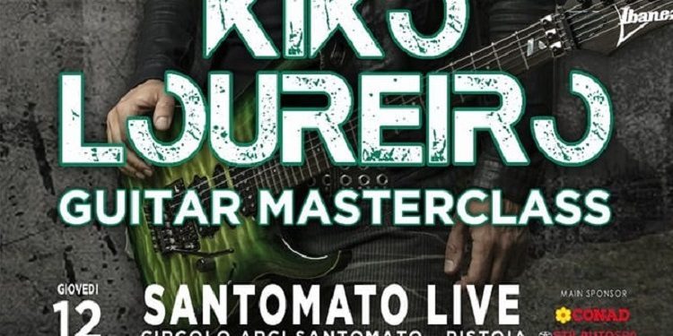 Kiko Loureiro, in Italia per una GUITAR MASTER CLASS