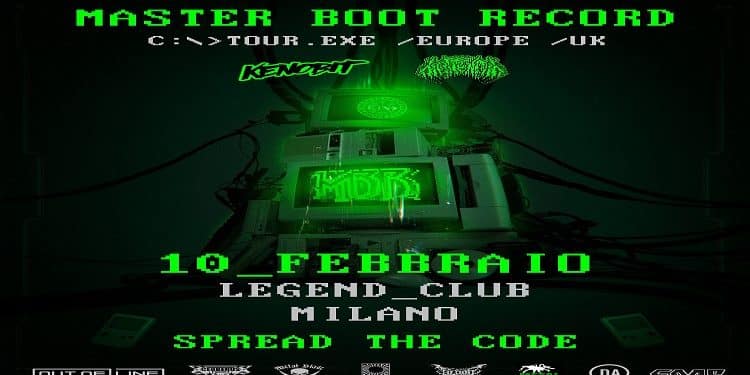 MASTER BOOT RECORD: una data al Legend Club di Milano a Febbraio