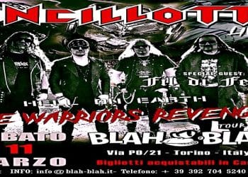 ANCILLOTTI: Nuova data al Blah Blah di Torino sabato 11 Marzo 2023