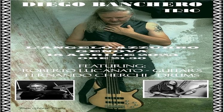 Diego Banchero (Il Segno del Comando) inizia un nuovo percorso come solista. Nasce il Diego Banchero Trio!