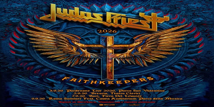 Judas Priest tornano in Italia con il “Faithkeepers Tour” 2026