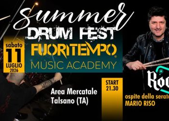 Torna il “Summer Drum Fest”: ospite d’eccezione il batterista Mario Riso